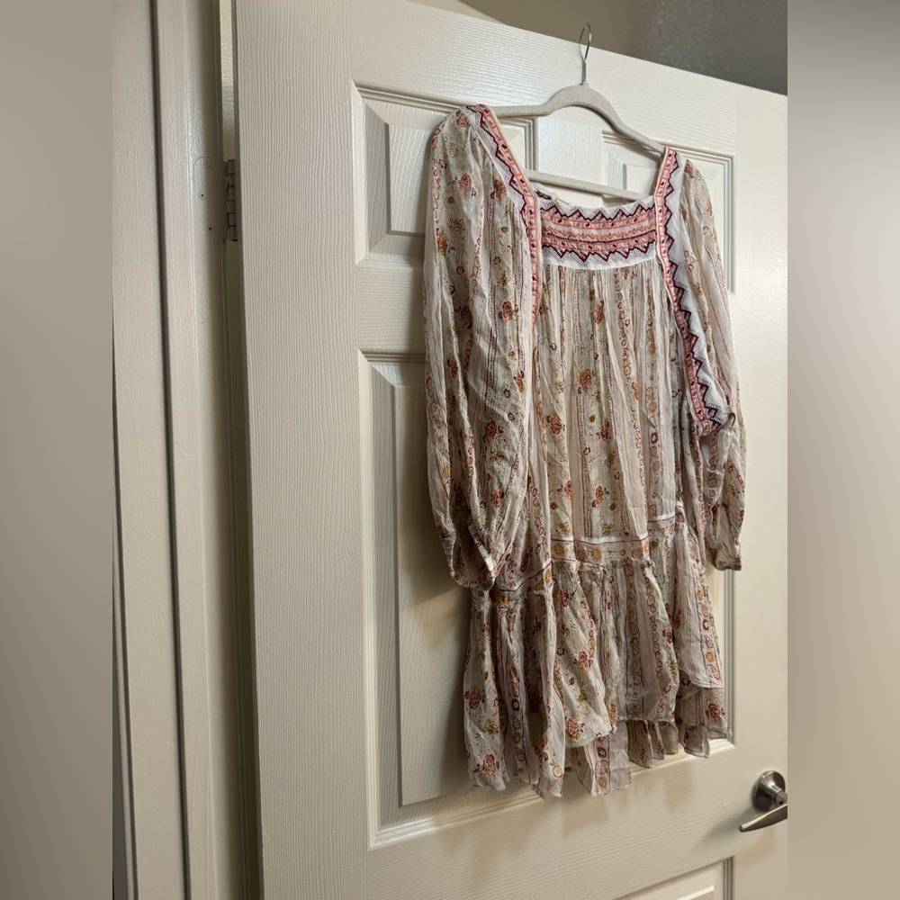 Free People Dance Magic Tunic in Ivory Colorway - Picture 10 of 16